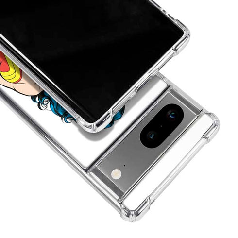 DC Comics Wonder Woman Google Pixel 7a Clear Case
